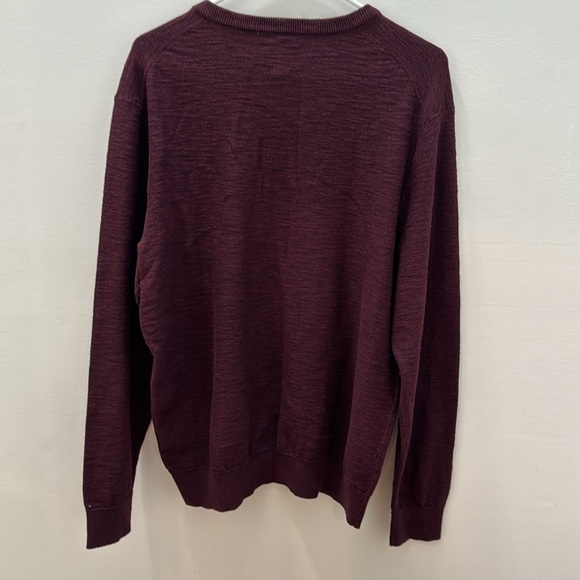 Red Ale By Alesbury Men's Burgundy Heather Sweater Crew Neck Long Sleeve size M - Picture 2 of 9